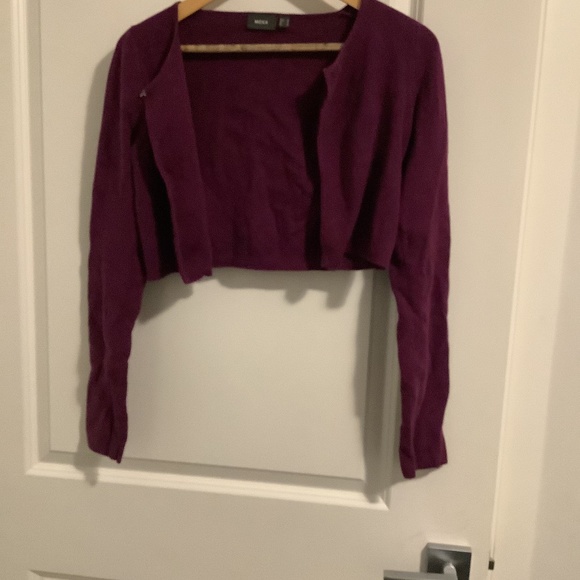 Mexx bolero purple sweater - Picture 1 of 1